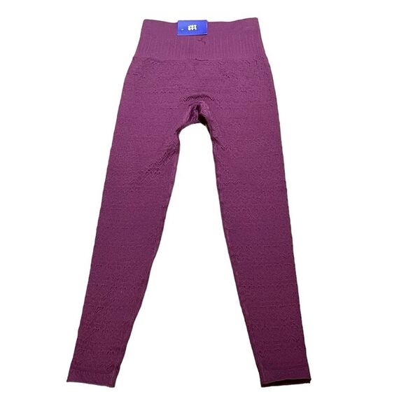 NWT JoyLab Women’s Purple 7/8 Length High-Rise Textured Leggings, Size XXS, NWT - Picture 8 of 8